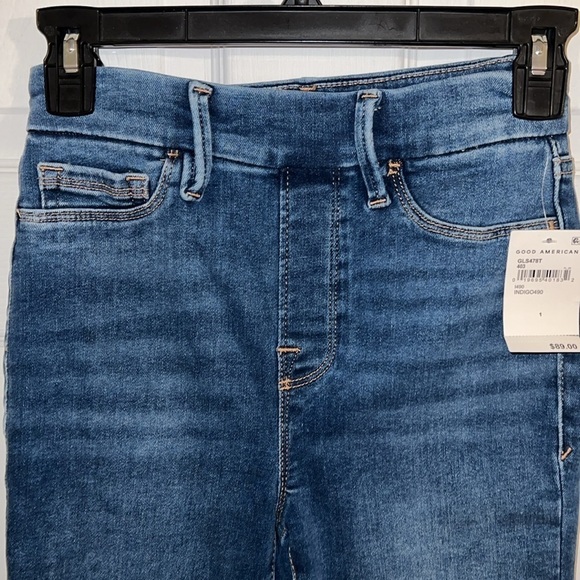 Good American High-Rise Straight Jeans 1 NWT - Picture 4 of 8